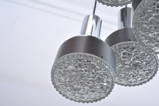Image 1 of Staff cascade lamp with bubble glass (1960s)