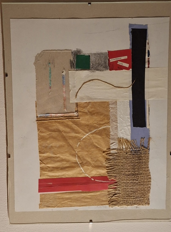 Collage Mixed-Media Astratto Unico – K. Storme (2024) – Arte, Paper, Textile (photo 3 of 10)