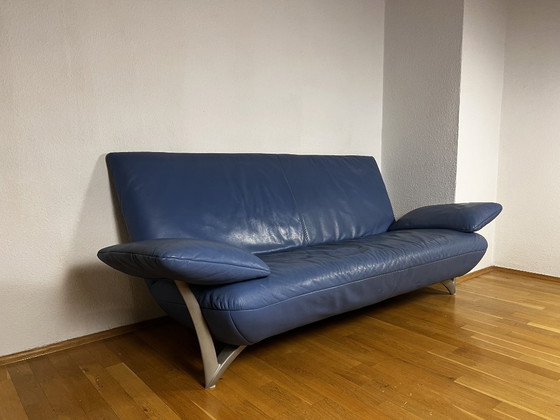Image 1 of Rolf-Benz Designer Sofa - Echtleder, top Zustand - Lieferung mgl.