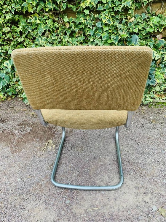 Vintage Strafor Steelcase Stoel – Eetkamerstoelen, Textiel (photo 8 of 11)