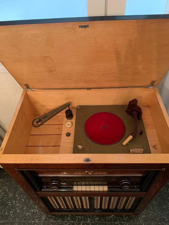 Philips F7E74-A radio giradischi del 1957 – Oggetti decorativi, Legno (photo 6 of 10)