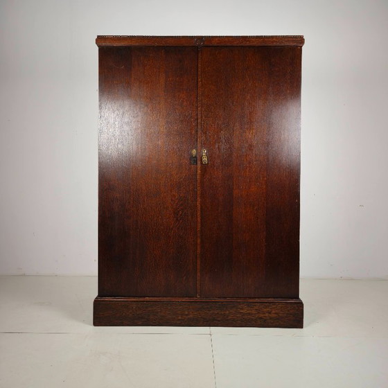 Compactom Herrengarderobe aus den 1930er Jahren, Modell Nr. 702, in Brauneiche. – Kleiderschränke, Wood (photo 2 of 15)