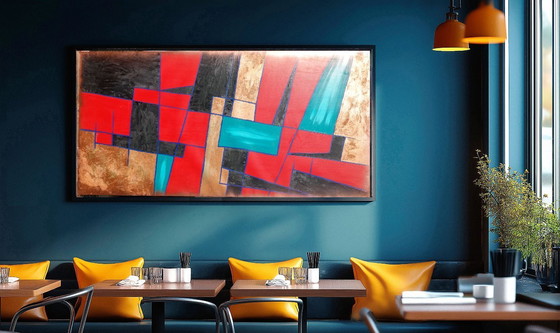 Image 1 of Abstraction A1378 - peinture abstraite XXL