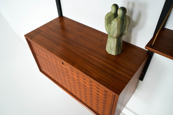 Image 1 of Étagère modulaire en teck, design danois, années 1960, designer : Poul Cadovius