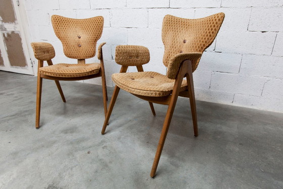 Image 1 of Coppia di poltrone di Roger Landault, edizione ABC degli anni '50