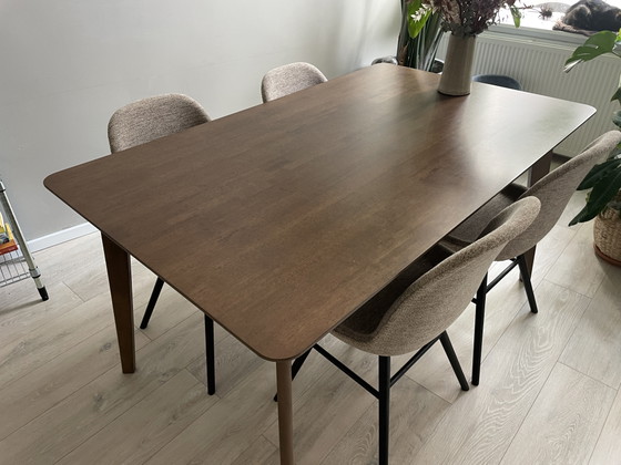 Esstisch Dunkles Holz – Esstische, Mdf (photo 6 of 9)