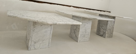 Image 1 of Italian 1970's marble salontafels  Mid-Century Vintage 
