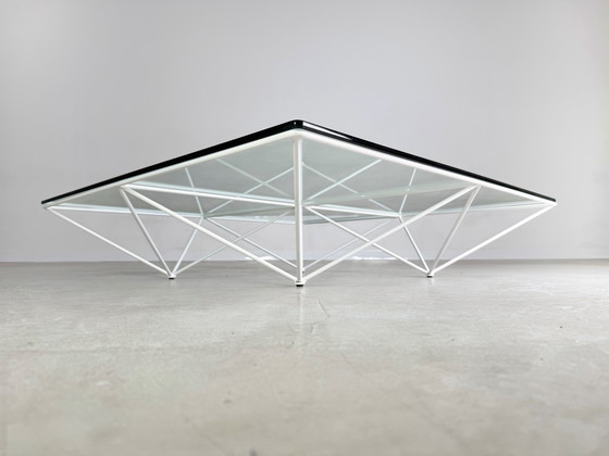 Image 1 of Coffee table B&B Italia Paolo Piva metal glass design classic 1980