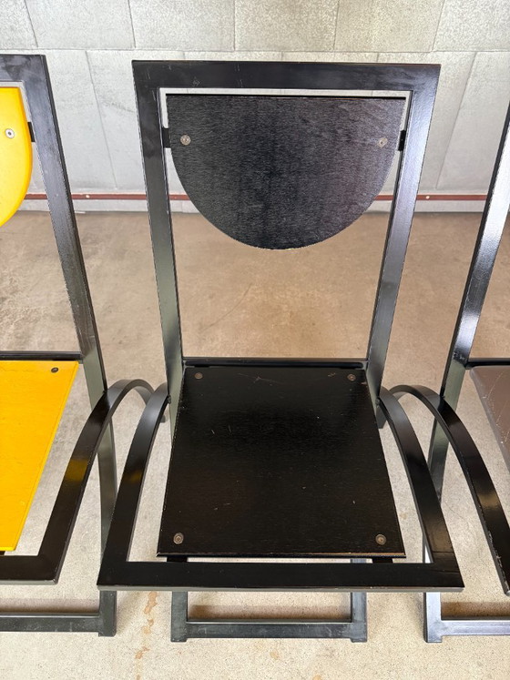KFF Sinus chair, Karl Friedrich Förster (disponibilità: 3) – Sedie da pranzo, Pelle, Metallo (photo 4 of 17)