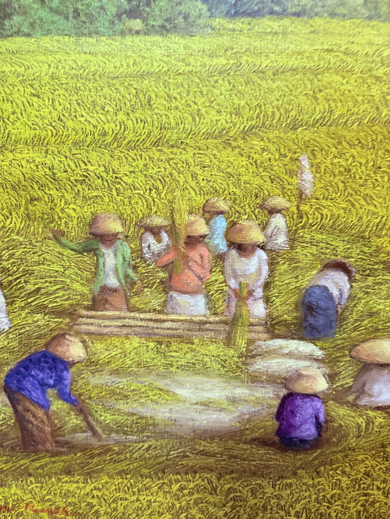 Image 1 of Prachtig olieverfschilderij van Sy Nguyen 