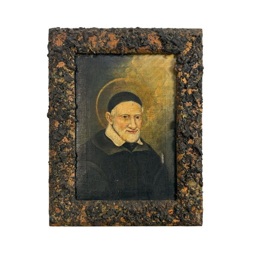 Portrait of Saint Vincent de Paul, oil on canvas