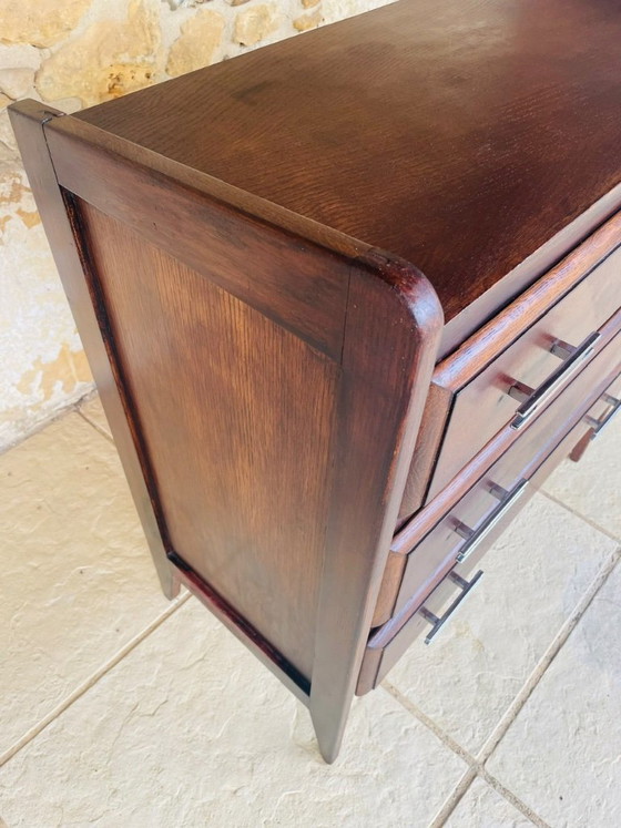 Commode vintage en noyer de style Art déco, années 1950 – Wood (photo 3 of 28)