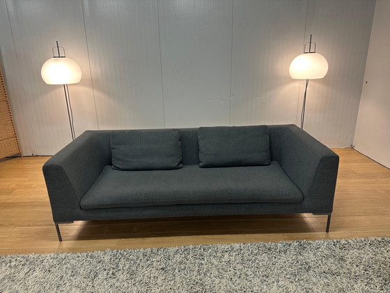 Image 1 of Divano a 3 posti Charles B&amp;B Italia ricondizionato grigio