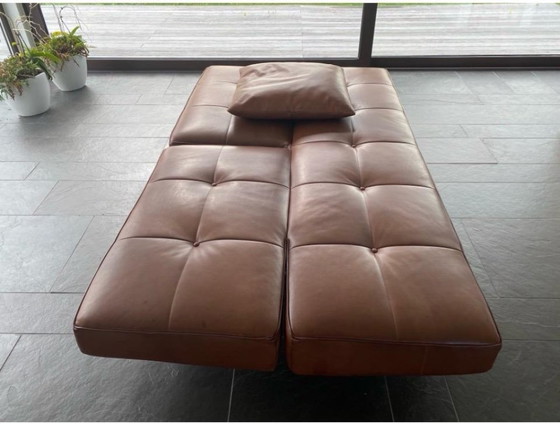 Image 1 of Lederen Loungebank / Daybed