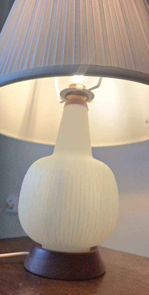 Teak wood designer lamp