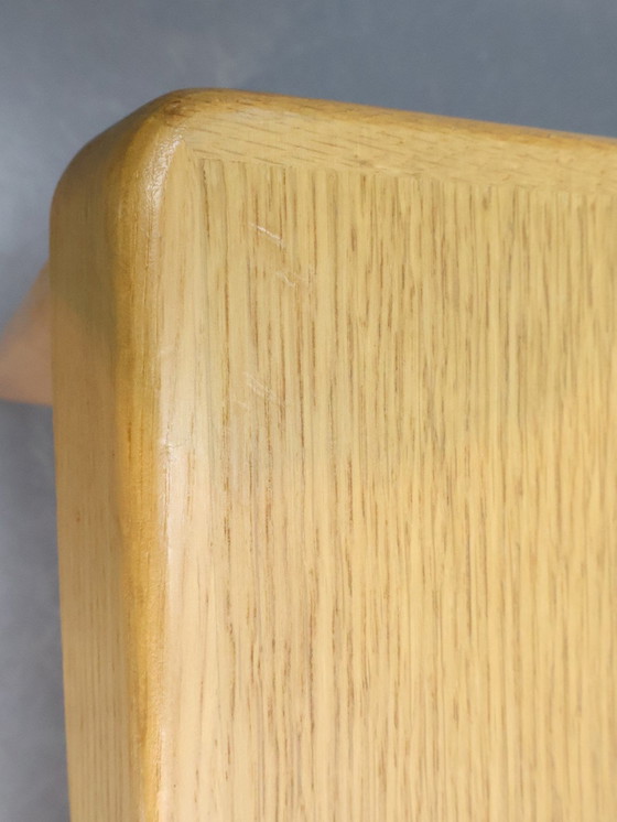 Image 1 of Table basse design danoise Henning Kjaernulf chêne blond