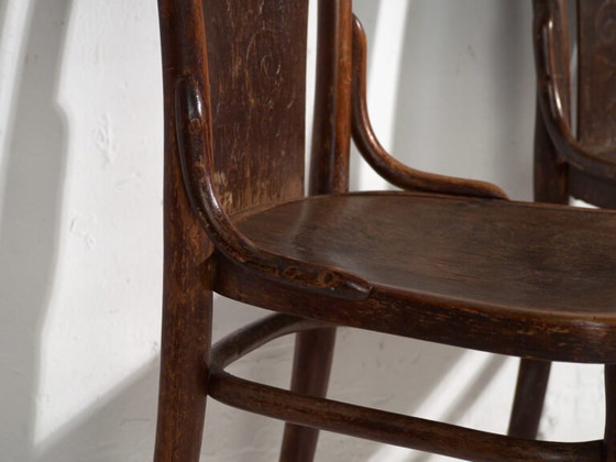 Set antico di 2 sedie Thonet in legno curvato – Europa Centrale, circa – Sedie da pranzo, Metal (photo 25 of 40)