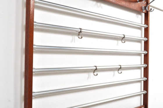 Image 1 of Large vintage wall coat rack from the 1960s