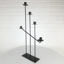 Vintage XL metal candlestick with 5 arms, 1990s