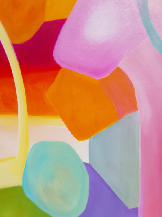 Image 1 of Acrylbild #calypso 100x100cm