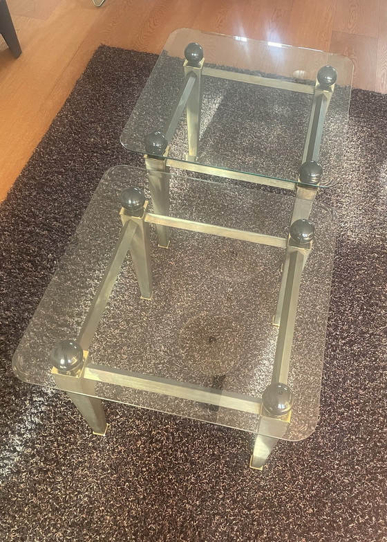 Image 1 of Vintage Art Deco Coffee Table 1980s