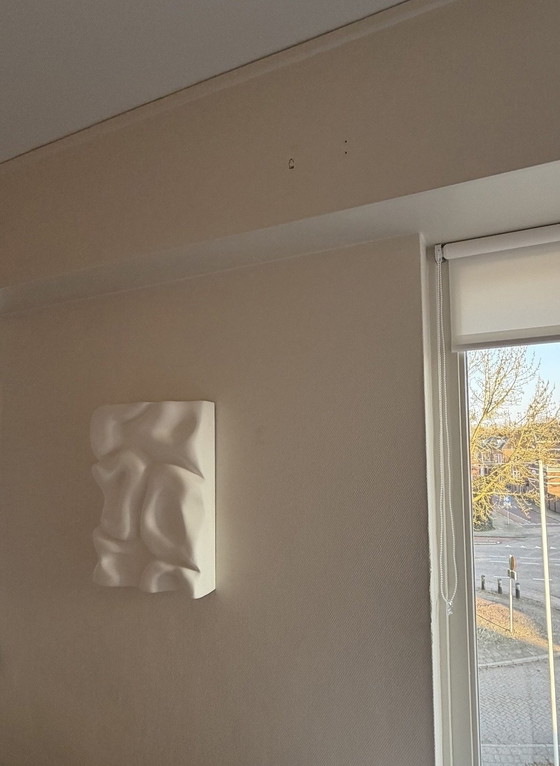 Image 1 of Minimalistische 3D wanddecoratie | Organisch vorm | wit