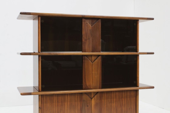 Image 1 of Meuble vintage italien en noyer par Ammannati et Vitelli pour Catalano, 1970