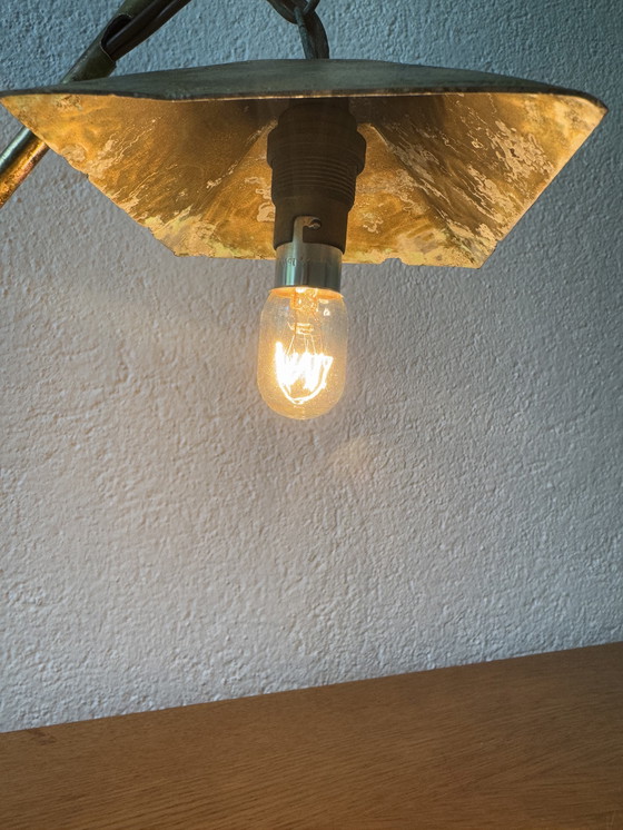 Image 1 of Lampada in bronzo Hakuli Israele anni '50