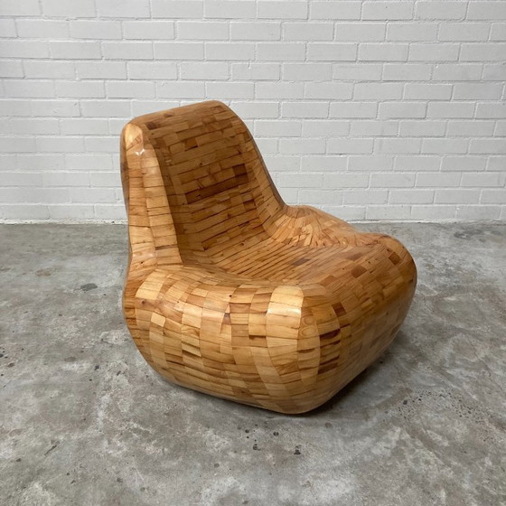 Fauteuil Club Monsieur par Max Jungblut – Wood (photo 6 of 11)