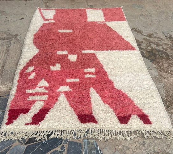 Traditioneel Berberkleed, handgeweven, handgemaakt, 1,4/2,6 m – Aime Té, Vloerkleden en tapijten, Wool (photo 7 of 9)