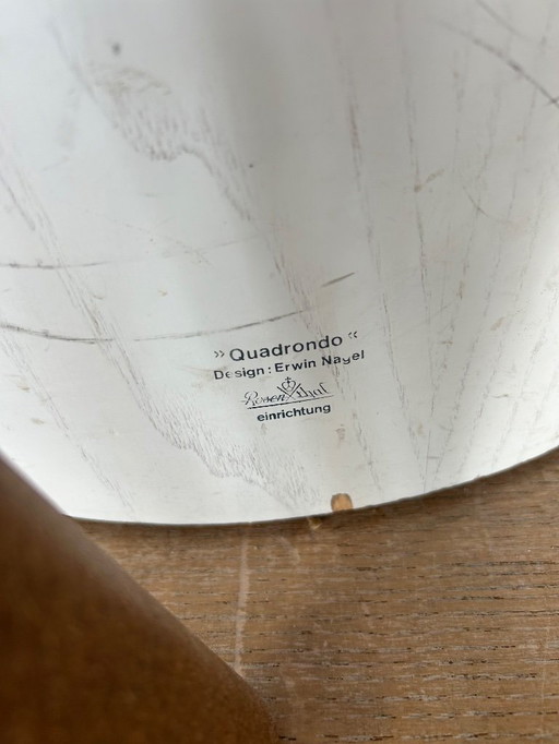 Quadrondo dining table. Erwin Nagel for Rosenthal