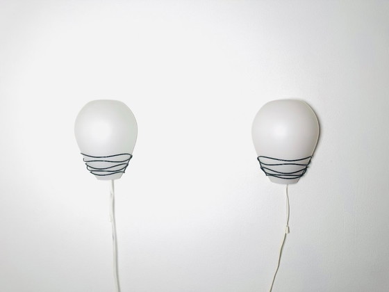 Model NX20 Wall Lamps by Louis Kalff for Philips, The Netherlands, 1950s – Wall lights, Glass (photo 7 of 7)