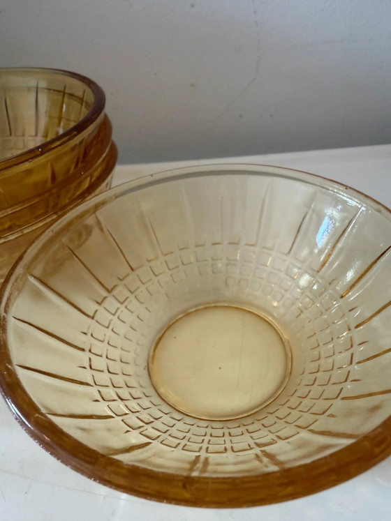 Set di 4 piccole ciotole color ambra – Glass, Vintage (photo 4 of 4)