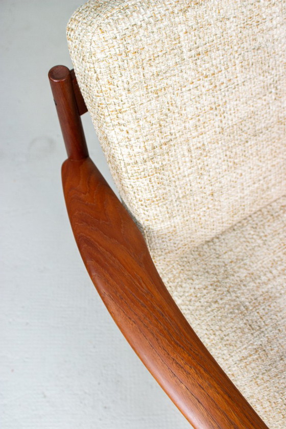 Image 1 of Fauteuil Grete Jalk, fauteuil facile, teck vintage, France et fils