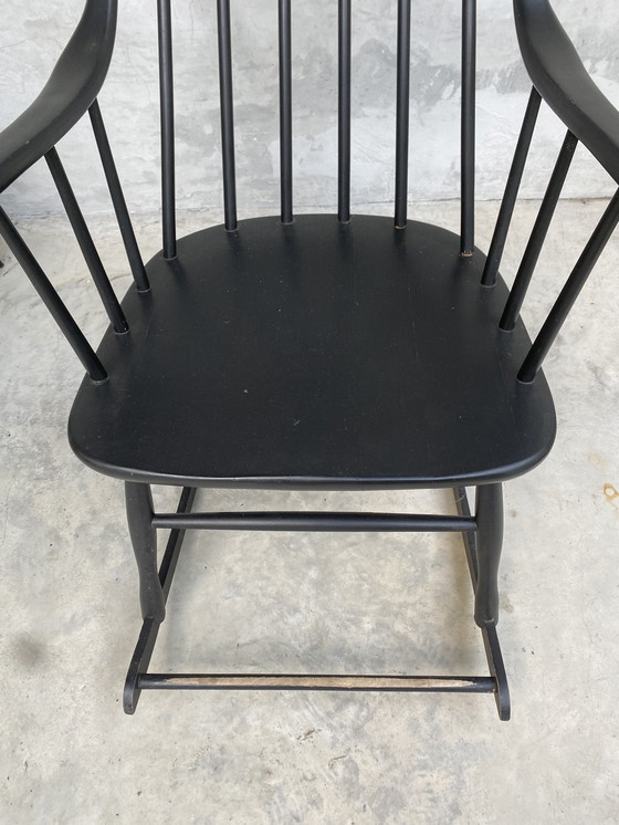 Image 1 of Lena Larson nesto zwarte schommelstoel