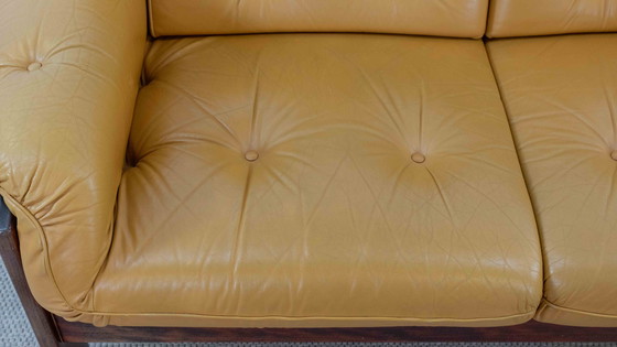 Image 1 of Braziliaanse stijl lederen zitgroep