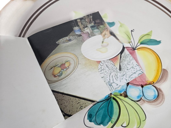 Image 1 of Berendsohn AG - XL bowl with fruit motif - hand-painted