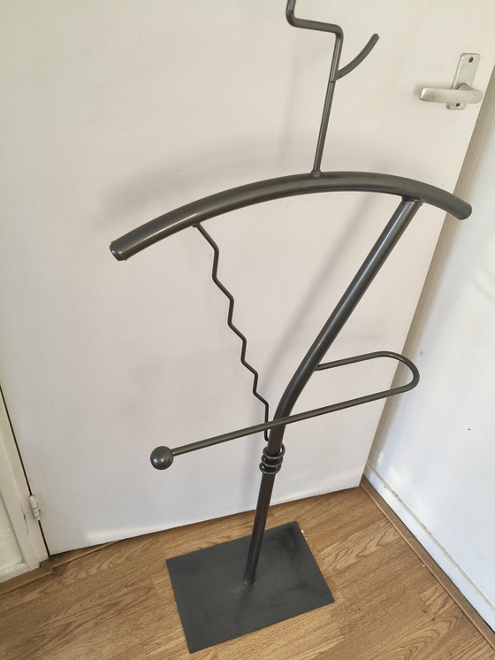 Image 1 of Valet de chambre en métal au design vintage, style Fido Dido Memphis