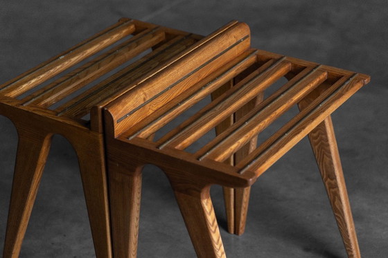 Image 1 of Porte-bagages conçus par Gio Ponti pour l'hôtel Parco, Italie, années 1950