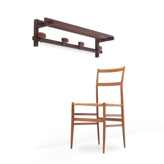 Image 1 of Wall-Mounted Coat Rack by Ezio Longhi for Elam, 1960s