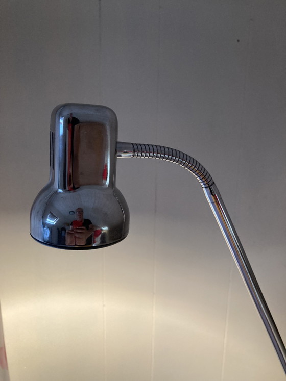 Vrieland Vintage Design Vloerlamp – Vloerlampen, Metal, Chrome (photo 5 of 11)