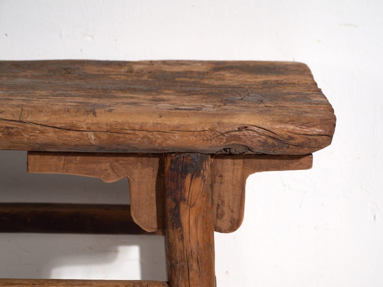 Tavolo console basso antico in legno di pino – Cina, circa 1900 (photo 39 of 40)