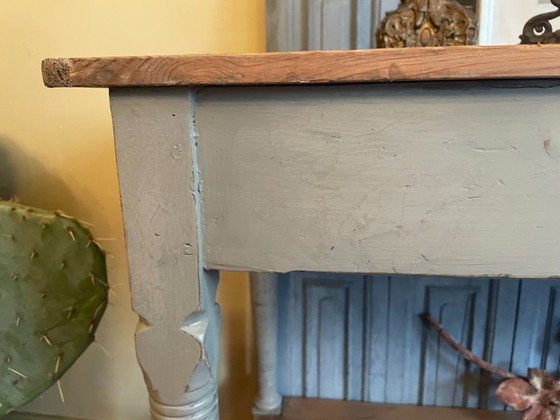 Image 1 of Beistelltisch Wandtisch doppelt Plateau Französisch