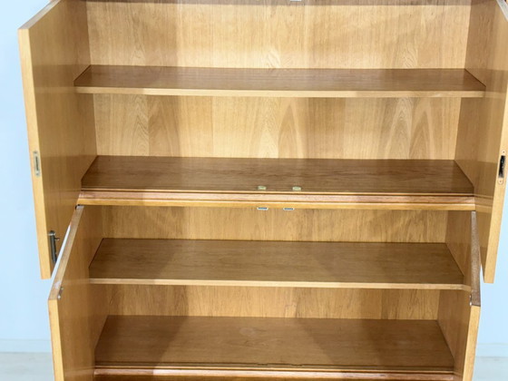 Image 1 of Vintage classic: IKEA MTP storage cabinet / shelf / highboard / sideboard – oak – design Marianne Richter