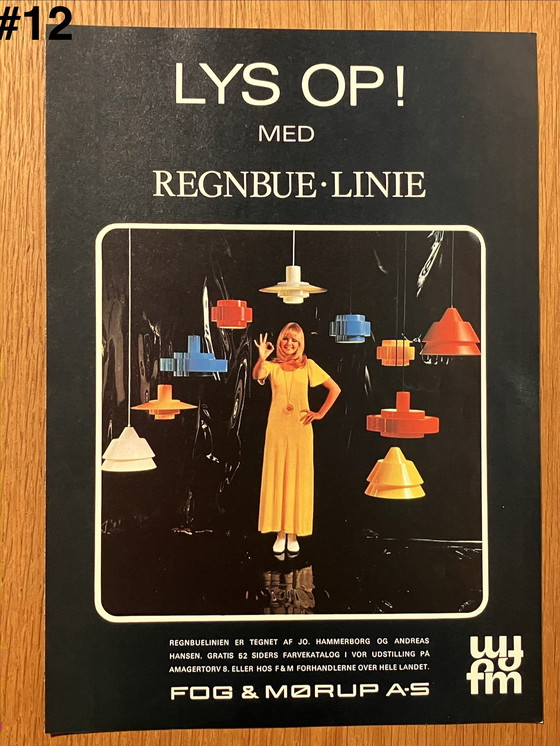 Image 1 of Materiale pubblicitario dal design vintage anni '60 e '70