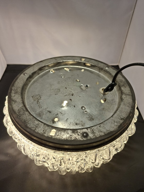 Image 1 of Vintage Limburg bubble glass ceiling light – 1960s – Ø23 cm – mid-century design