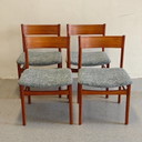 Sedie da pranzo vintage in teak Formula
