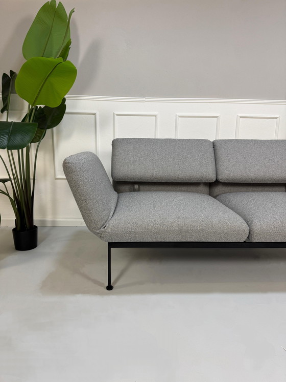 Image 1 of Brühl Roro designer gray fabric sofa bed exhibition piece