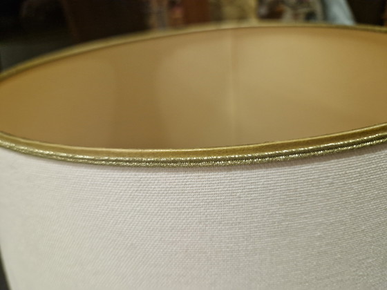 Image 1 of Beautiful large gold/brass table lamp