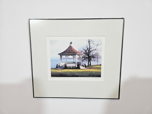 Doug Forsythe, Queen's Royal Park, Niagara-on-the-Lake, 1980er, Kunstdruck, Gerahmt